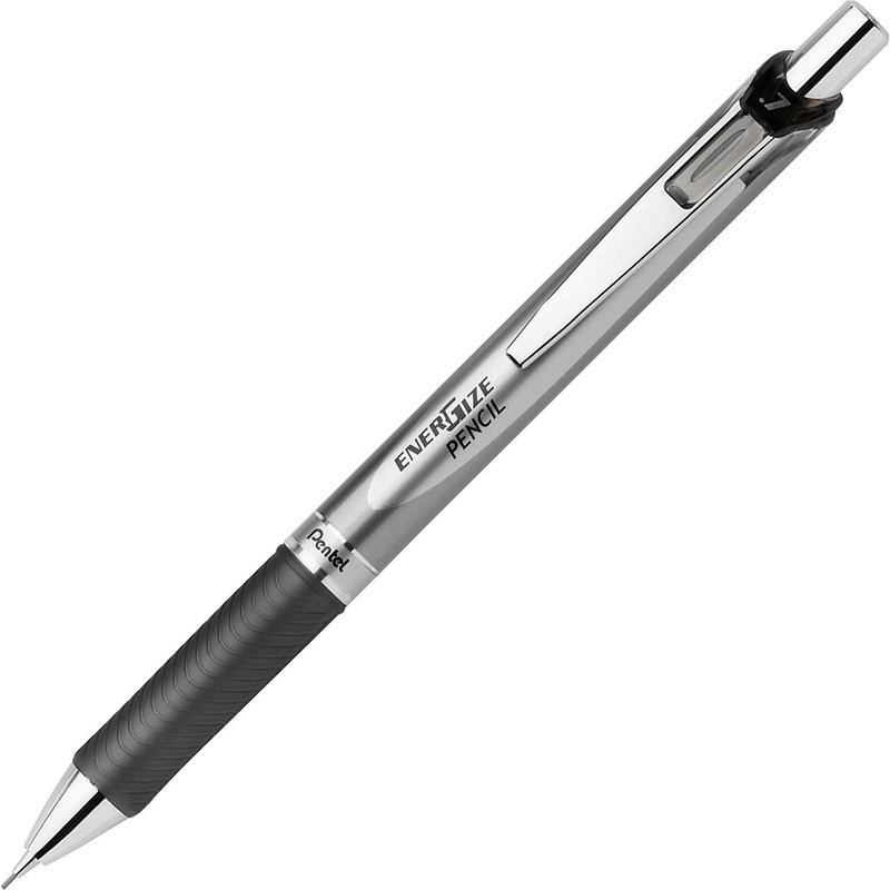 Pentel EnerGize Mechanical Pencils – #2 Lead – 0.7 mm Lead Diameter – Refillable – Black Barrel – 1 / Dozen
