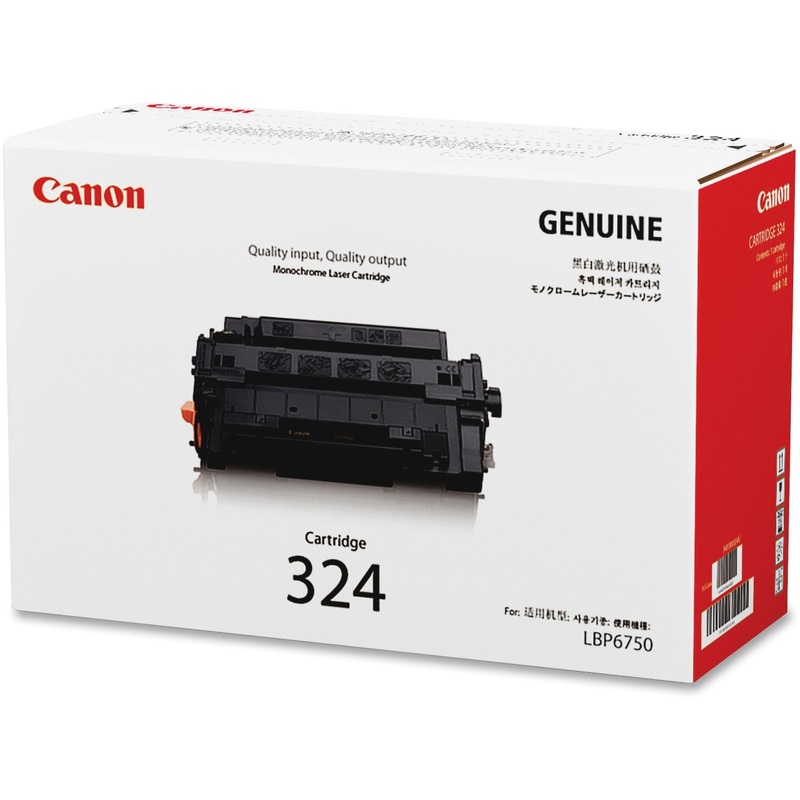 Canon 324 Original Toner Cartridge – Laser – Standard Yield – 11000 Pages – Black – 1 Each