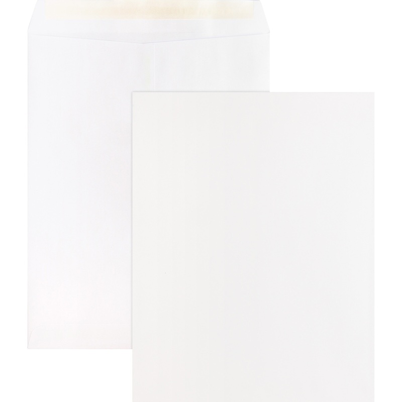Business Source Self Sealing Catalog Envelopes – Catalog – 10″ Width x 13″ Length – 28 lb – Peel & Seal – Wove – 100 / Box – White