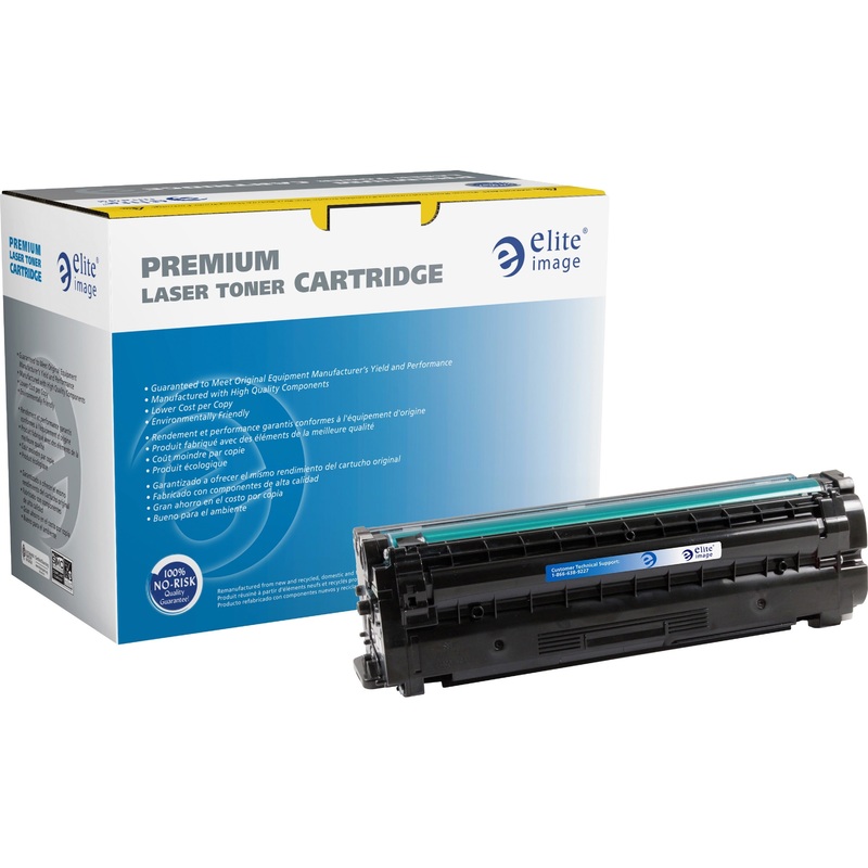 Elite Image Remanufactured High Yield Laser Toner Cartridge – Alternative for Samsung CLTC506L – Cyan – 1 Each – 3500 Pages