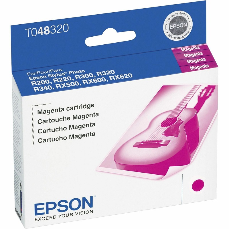 Epson T0483 Original Ink Cartridge – Inkjet – Magenta – 1 Each