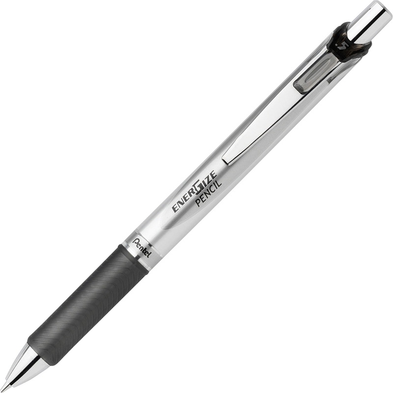 Pentel EnerGize Mechanical Pencils – #2 Lead – 0.5 mm Lead Diameter – Refillable – Black Barrel – 1 Dozen