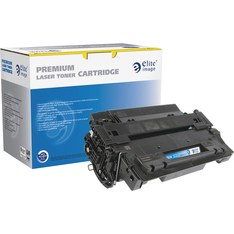 Elite Image Remanufactured MICR Toner Cartridge – Alternative for HP 55X (CE255X) – Laser – High Yield – Black – 12500 Pages – 1 Each