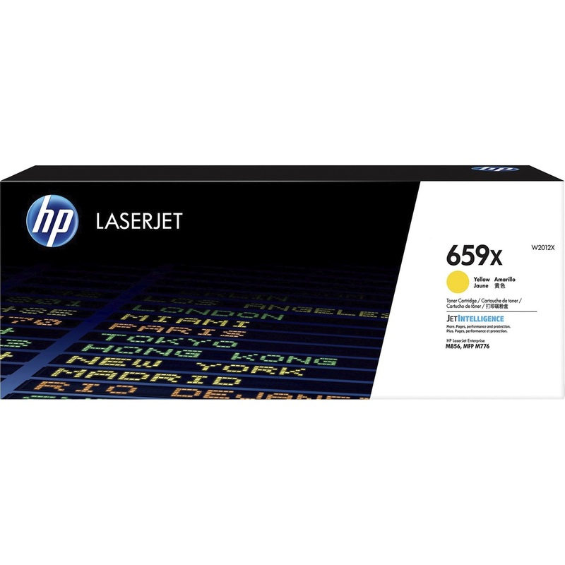 HP 659X (W2012X) Original High Yield Laser Toner Cartridge – Yellow – 1 Each – 29000 Pages