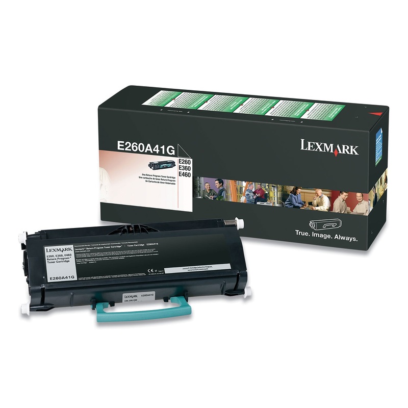 E260A41G Return Program Toner, 3,500 Page-Yield, Black