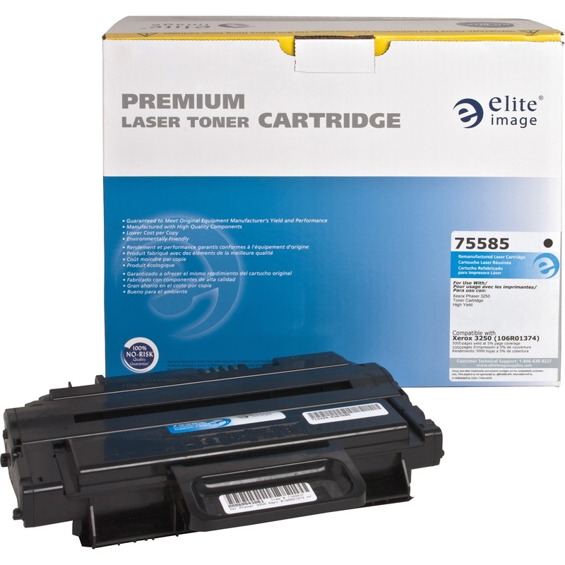 Elite Image Remanufactured Toner Cartridge – Alternative for Xerox (106R01374) – Laser – 5000 Pages – Black – 1 Each