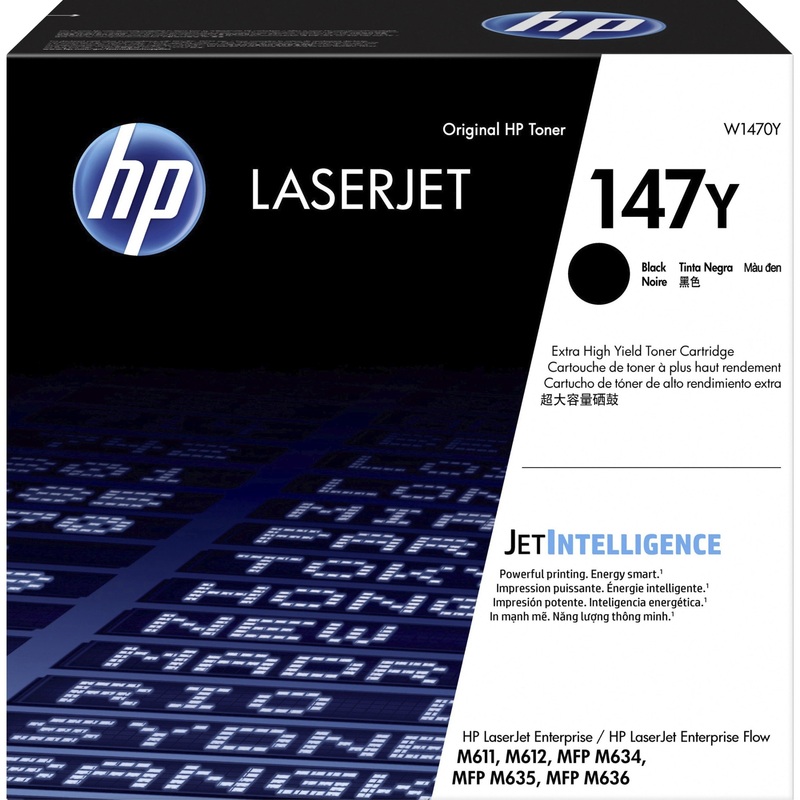HP 147Y Original Extra High Yield Laser Toner Cartridge – Black – 1 Each – 42000 Pages