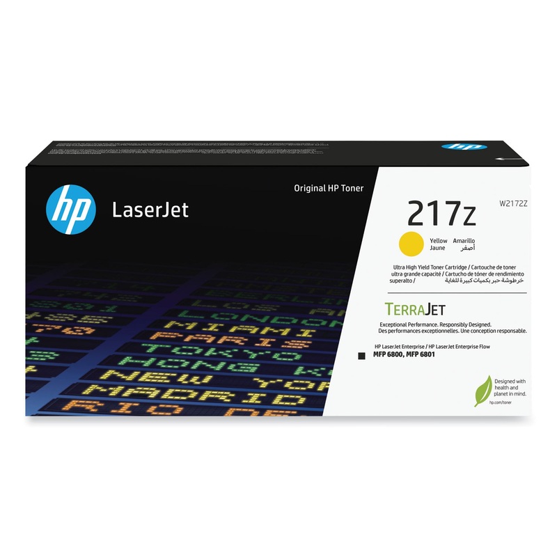HP 217Z Original Laser Toner Cartridge – Yellow Pack