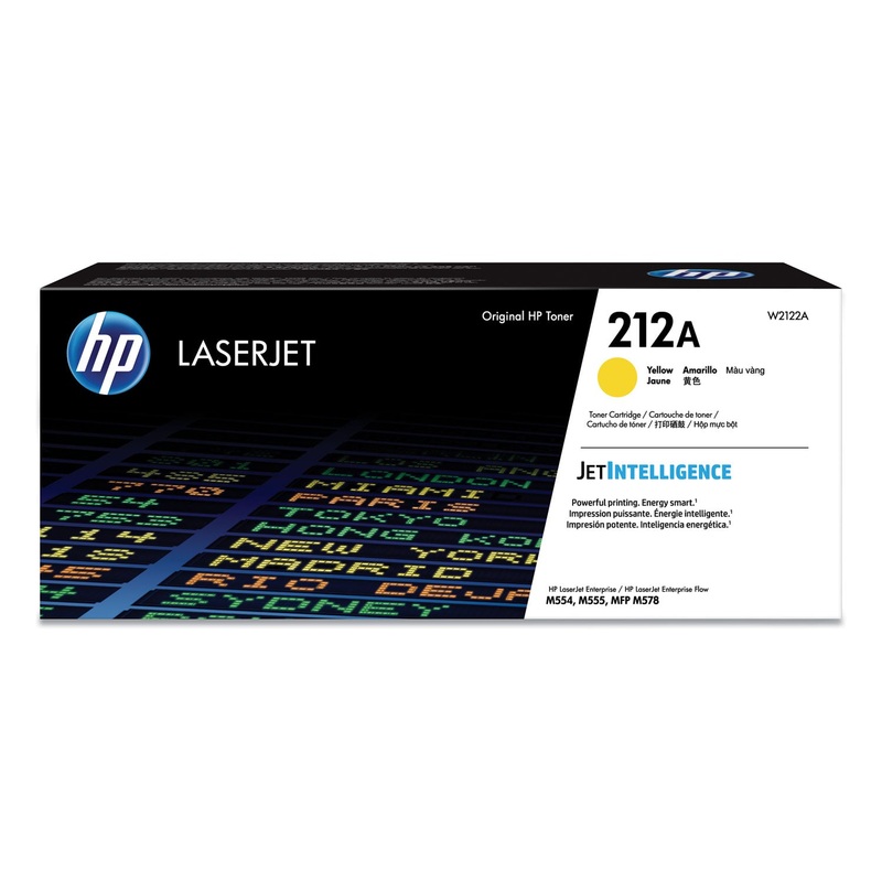 HP 212A, (W2122A) Yellow Original LaserJet Toner Cartridge