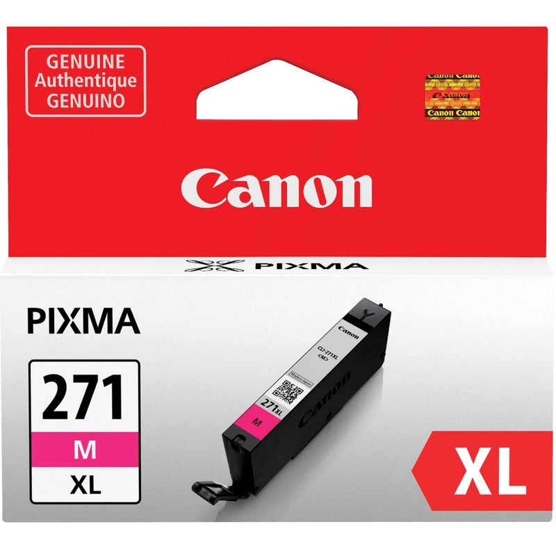 Canon CLI-271 Original Ink Cartridge – Inkjet – High Yield – Magenta – 1 Each