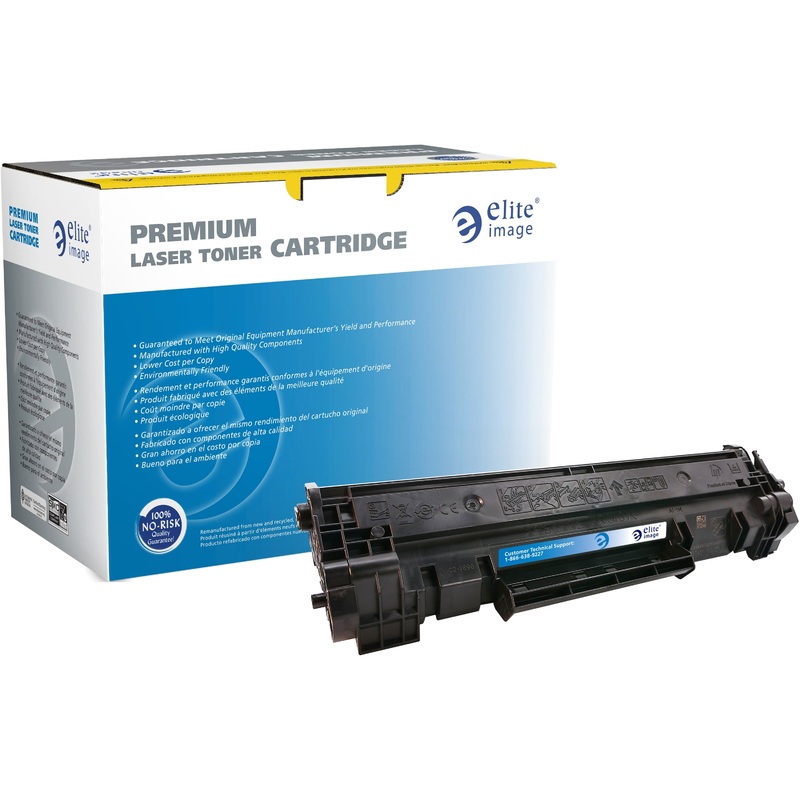 Elite Image Remanufactured Standard Yield Laser Toner Cartridge – Alternative for HP 48A – Black – 1 Each – 1000 Pages