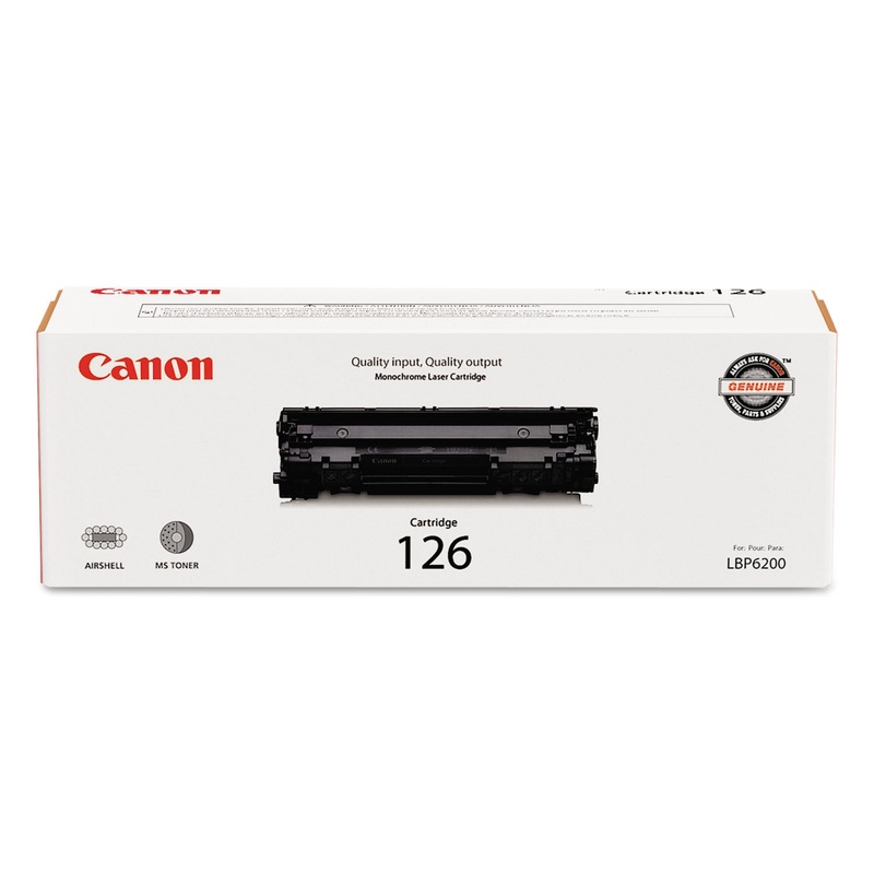 3483B001 (126) Toner, 2,100 Page-Yield, Black