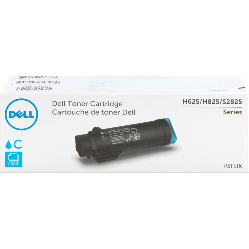Dell Original High Yield Laser Toner Cartridge – Cyan – 1 Each – 2500 Pages