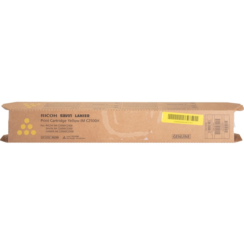 Ricoh Original Laser Toner Cartridge – Yellow – 1 Each – 10500 Pages