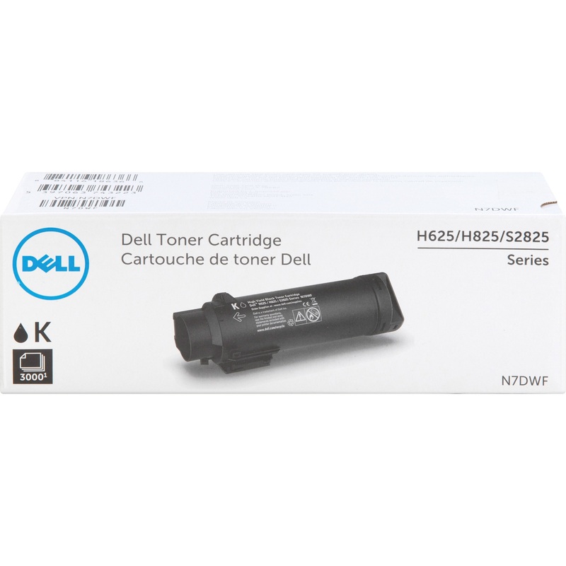 Dell Original High Yield Laser Toner Cartridge – Black – 1 Each – 3000 Pages