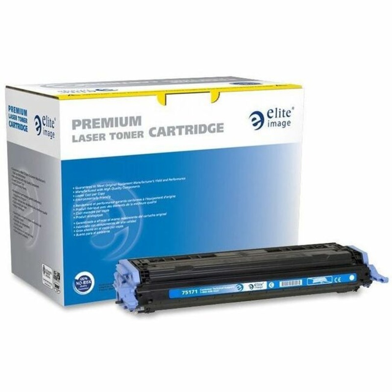 Elite Image Remanufactured Laser Toner Cartridge – Alternative for HP 124A (Q6001A) – Cyan – 1 Each – 2000 Pages