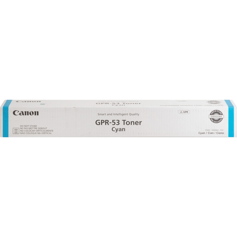 Canon GPR-53 Original Laser Toner Cartridge – Cyan – 1 Each – 19000 Pages