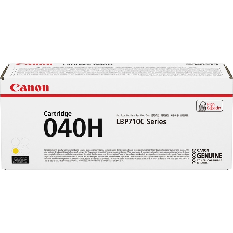 Canon Toner Cartridge – Laser – High Yield – 10000 Pages – Yellow – 1 Each