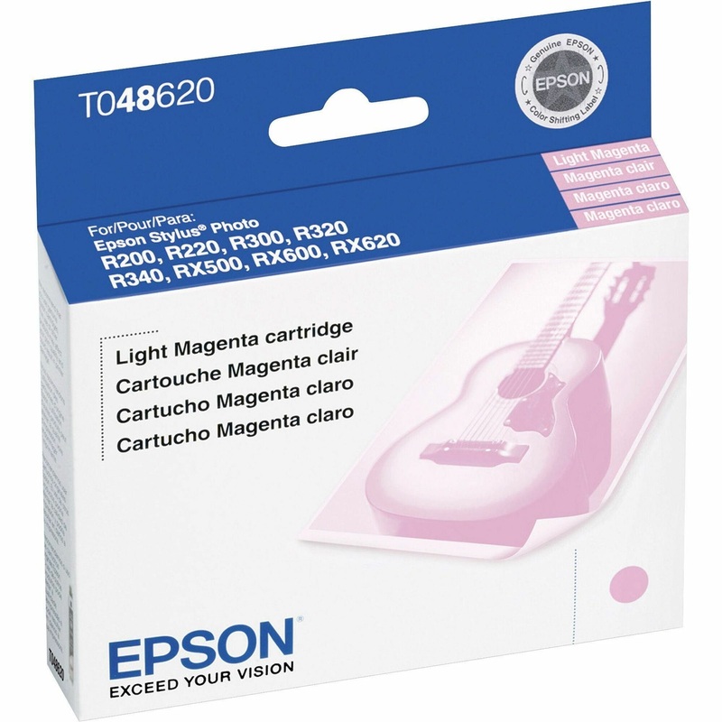 Epson T0486 Original Ink Cartridge – Inkjet – Light Magenta – 1 Each