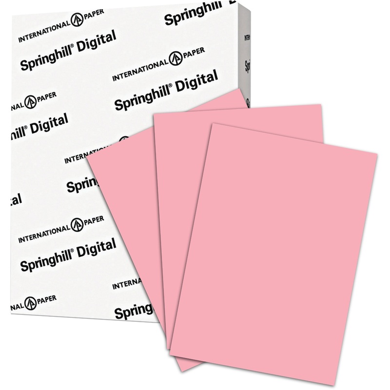 Springhill Vellum Bristol Cover Paper – Letter – 8 1/2″ x 11″ – 67 lb Basis Weight – Vellum – 250 / Pack