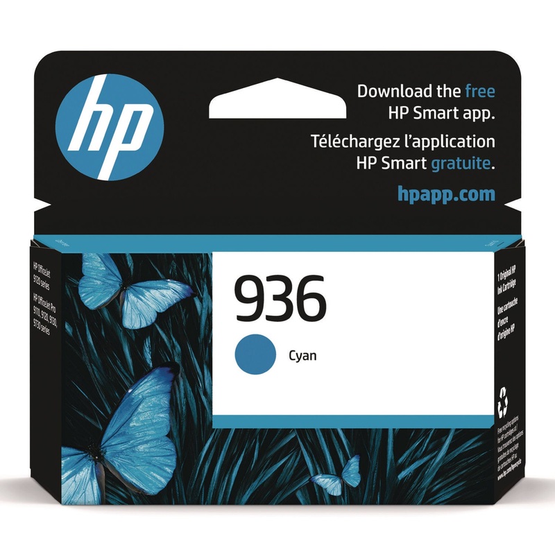 HP 936 Original Inkjet Ink Cartridge – Cyan Pack