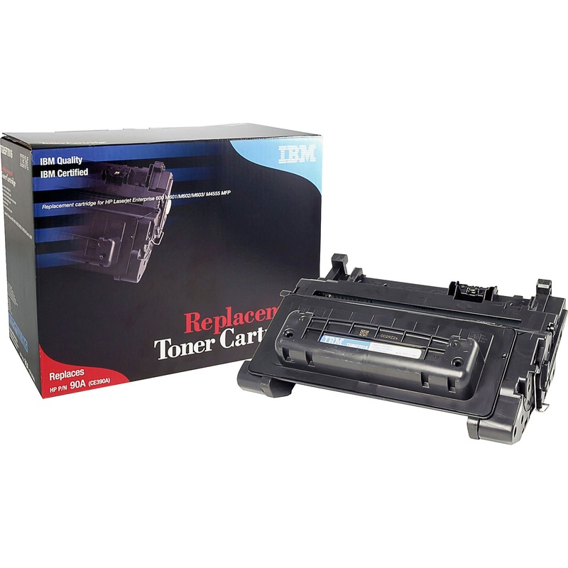 IBM Remanufactured Toner Cartridge – Alternative for HP 90A (CE390A) – Laser – 10000 Pages – Black – 1 Each