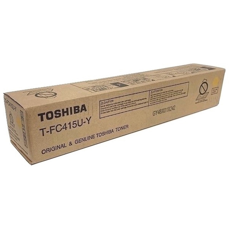 Toshiba Original Laser Toner Cartridge – Yellow – 1 Each – 33600 Pages