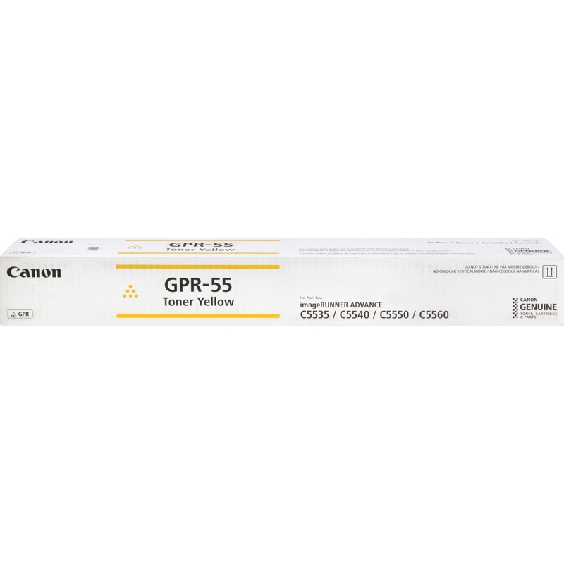 Canon GPR-55 Original Laser Toner Cartridge – Yellow – 1 Each – 60000 Pages