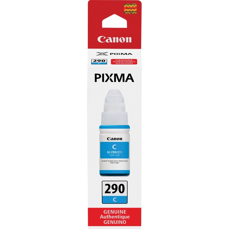 Canon PIXMA GI-290 Ink Bottle – Inkjet – Cyan – 7000 Pages – 70 mL – 1 Each