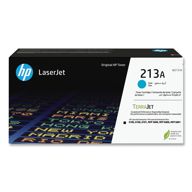 HP 213A Original Laser Toner Cartridge – Cyan Pack