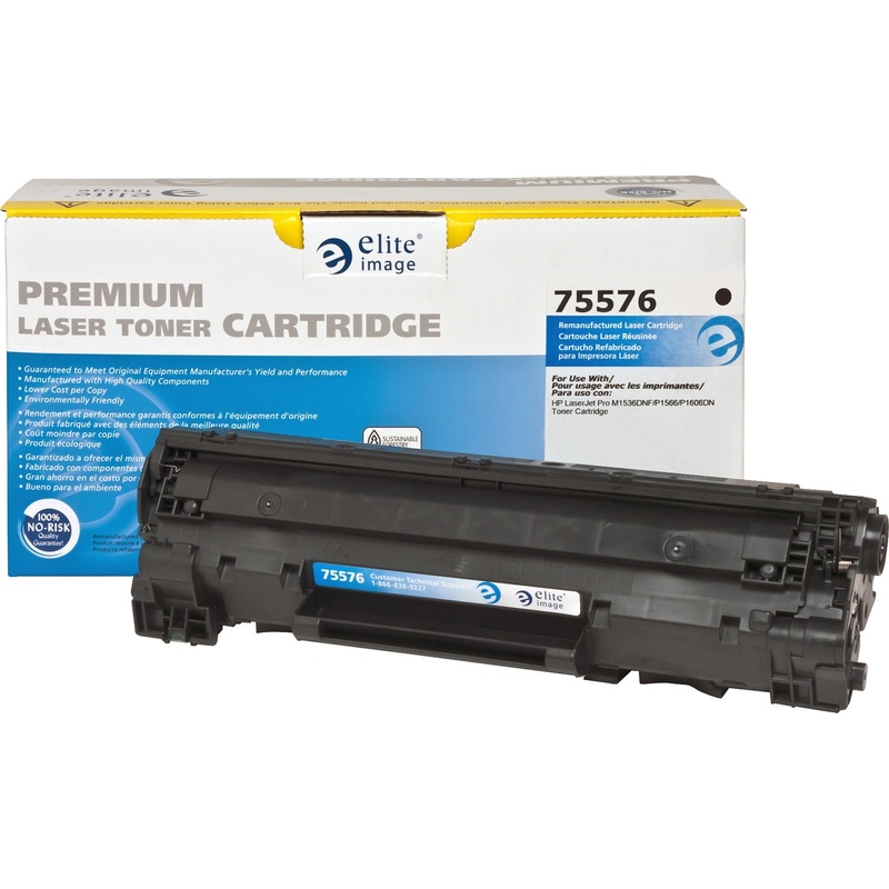 Elite Image Remanufactured Laser Toner Cartridge – Alternative for HP 78A (CE278A) – Black – 1 Each – 2100 Pages