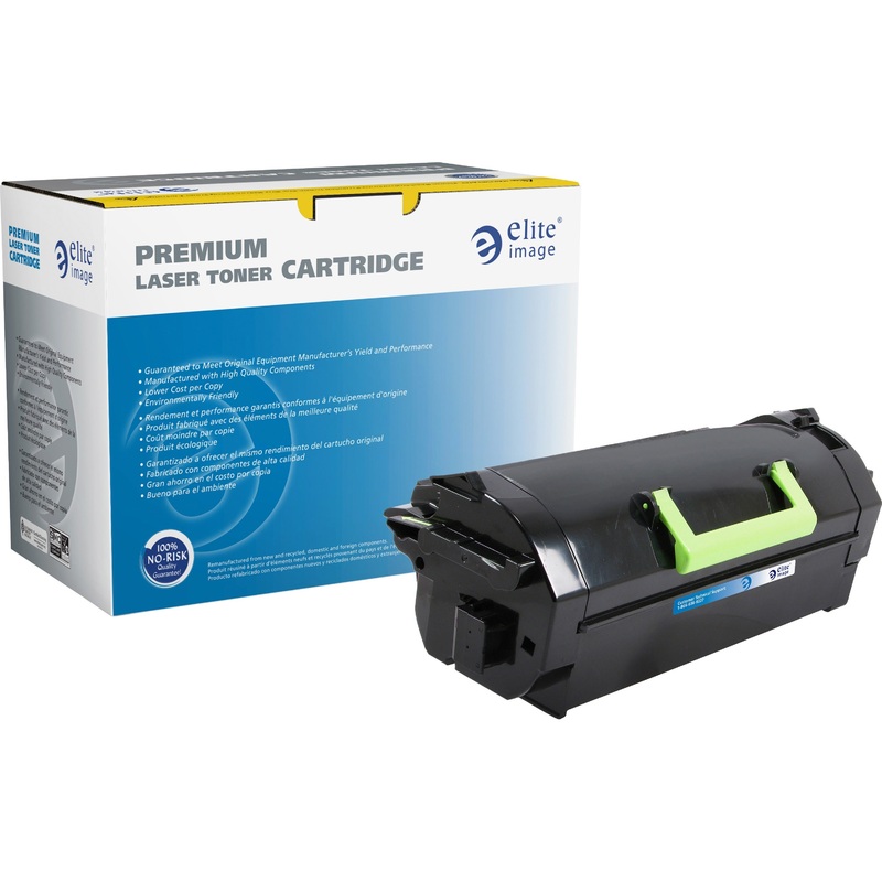 Elite Image Remanufactured MICR High Yield Laser Toner Cartridge – Alternative for Lexmark 52D1H00 – Black – 1 Each – 25000 Pages