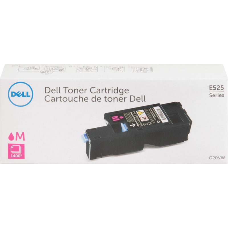 Dell Original Standard Yield Laser Toner Cartridge – Magenta – 1 Each – 1400 Pages