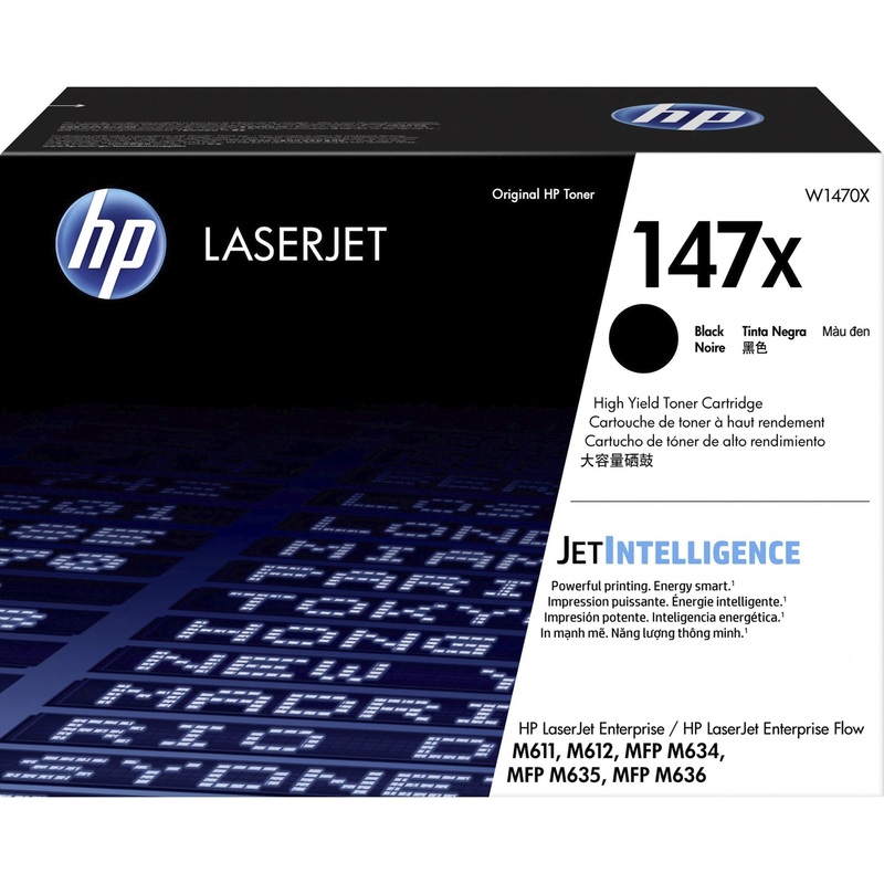 HP 147X Original High Yield Laser Toner Cartridge – Black – 1 Each – 25200 Pages
