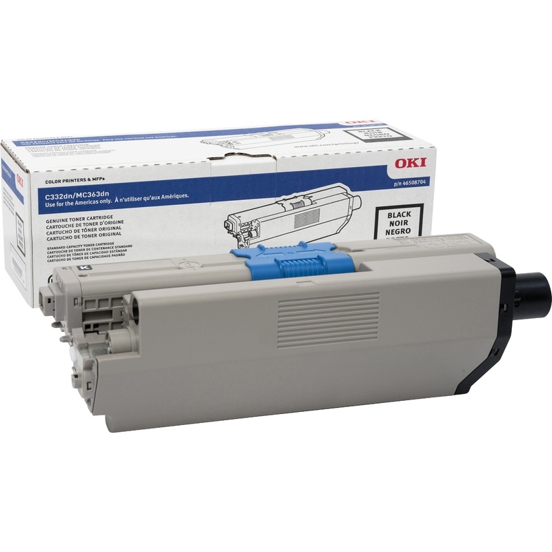 Oki Original LED Toner Cartridge – Black – 1 Each – 3500 Pages