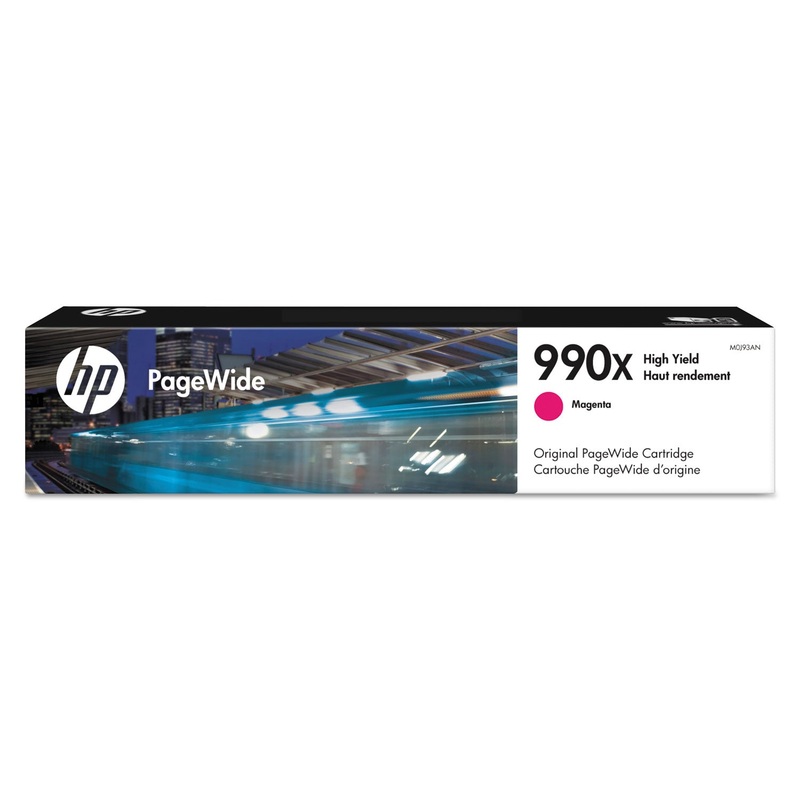 HP 990X, (M0J93AN) High-Yield Magenta Original PageWide Cartridge