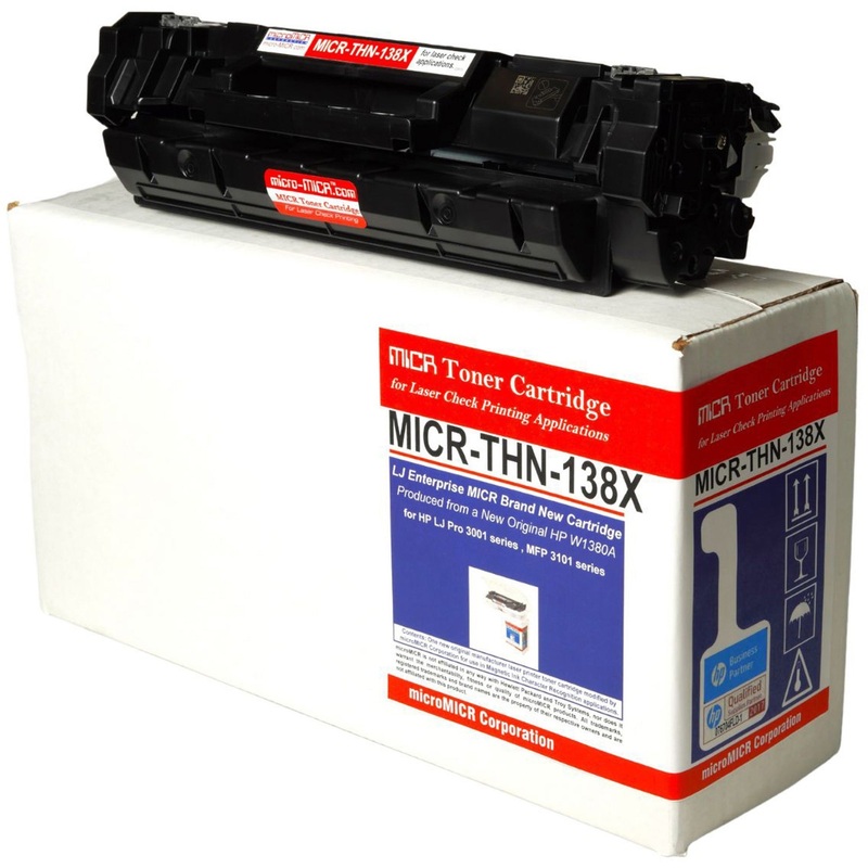 microMICR MICR High Yield Laser Toner Cartridge – Alternative for HP 138A, 138X (W1480A) – Black – 1 Each – 4000 Pages