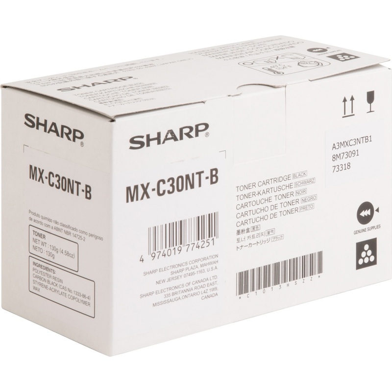 Sharp Original High Yield Laser Toner Cartridge – Black – 1 Each – 6000 Pages