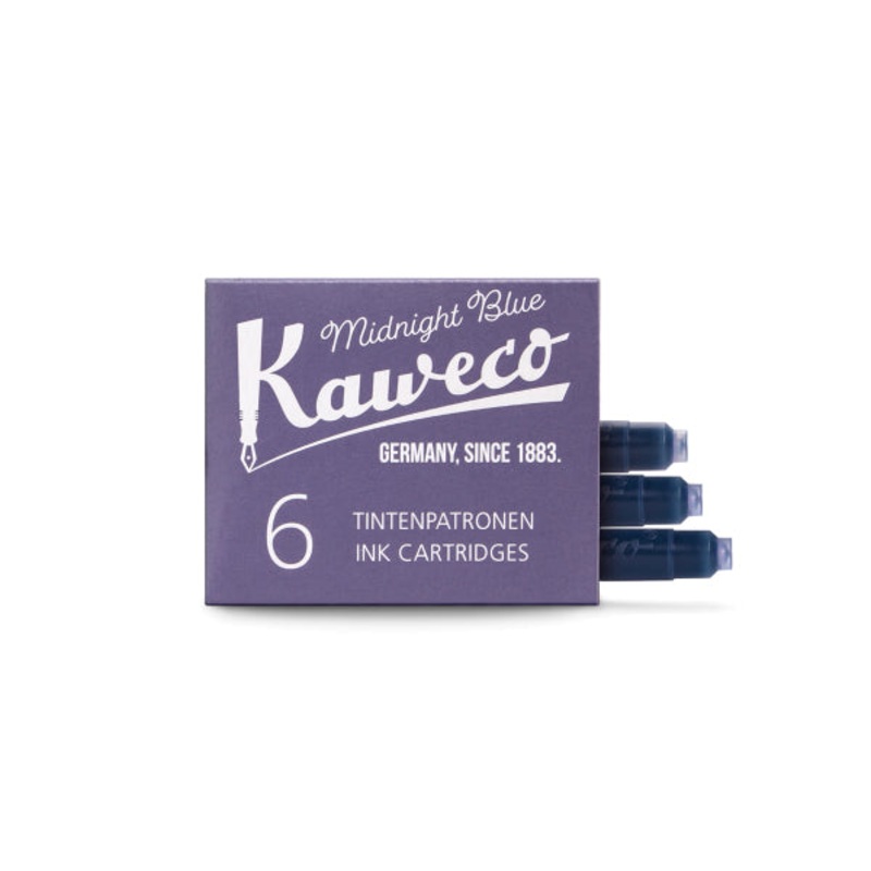 Kaweco Ink Cartridges 6-Pack Midnight Blue
