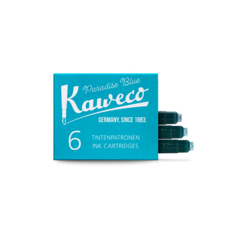 Kaweco Ink Cartridges 6-Pack Paradise Blue