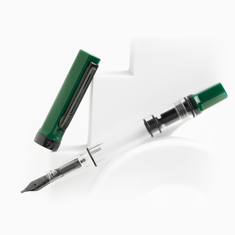 TWSBI ECO Irish Green w/Oynx Fountain Pen