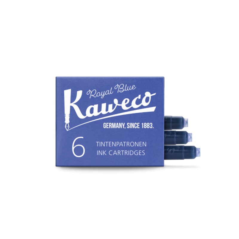 Kaweco Ink Cartridges Royal Blue 6-Pack