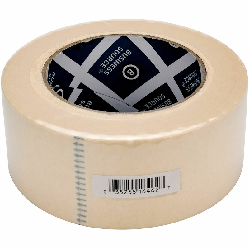 Business Source Utility-purpose Masking Tape – 60 yd Length x 2″ Width – 3″ Core – Tan – Crepe Paper Backing – For Bundling, Holding, Sealing, Masking – 1 Roll