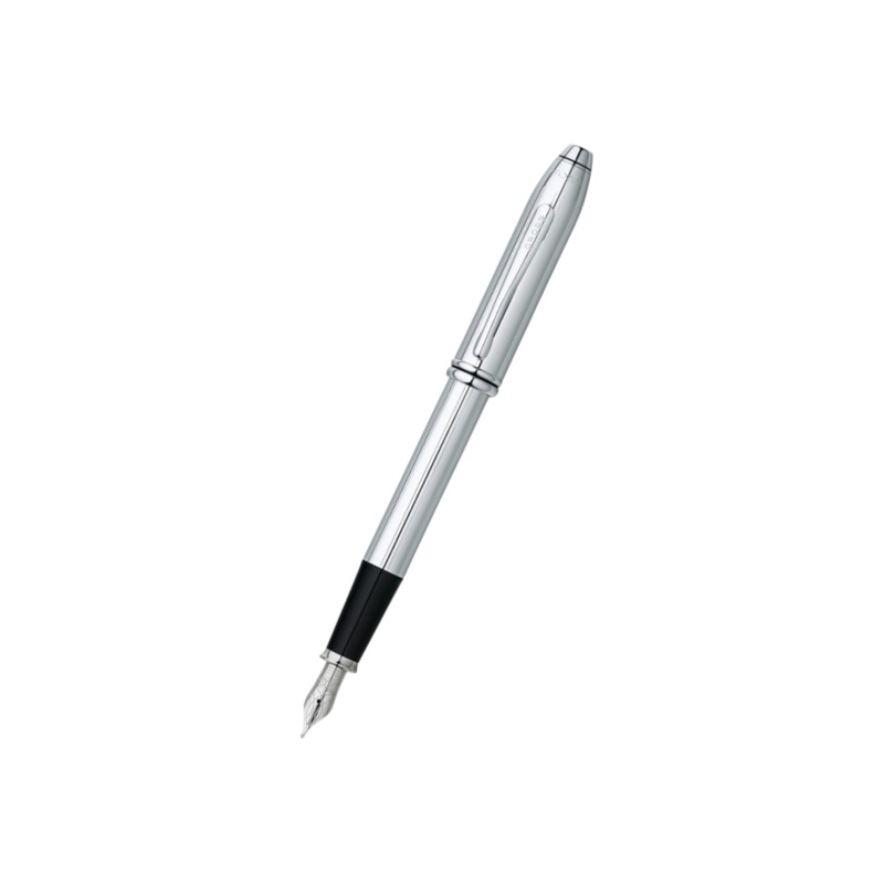 Cross Townsend Lustrous Chrome Fountain Pen Medium