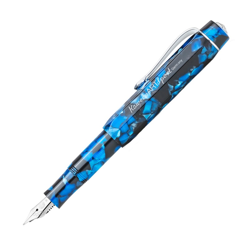 Kaweco Art Sport Fountain Pen – Pebble Blue (Special Edition) Extra Fine