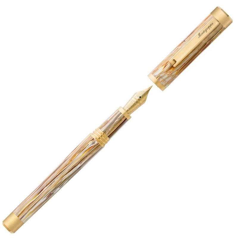 Montegrappa Zero Fountain Pen – Caramel 14k Extra Fine