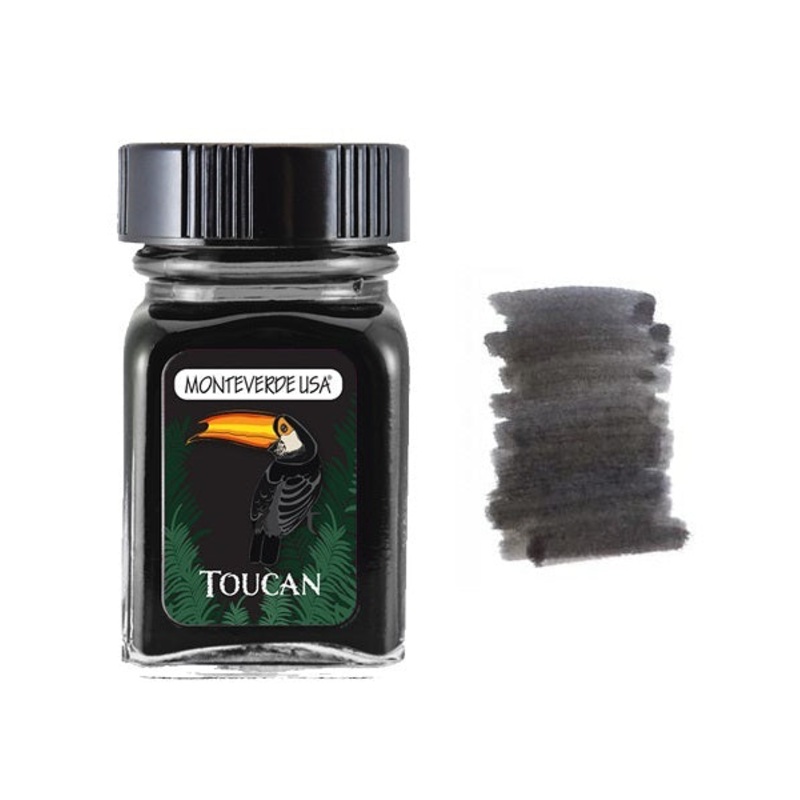 Monteverde 30ml Fountain Pen Ink Bottle, Jungle Collection, Toucan