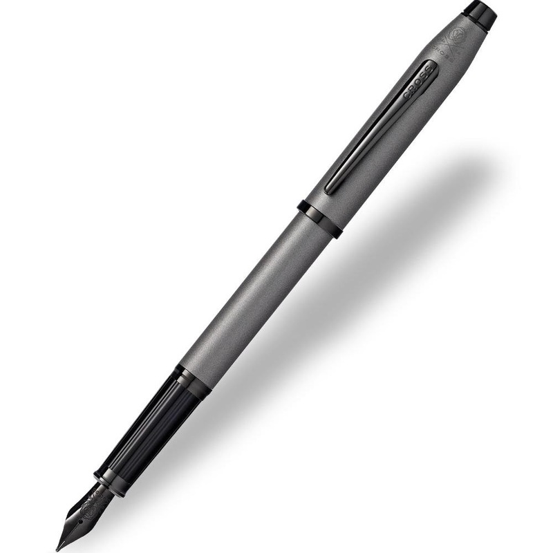 Cross Century II Fountain Pen – Gunmetal Grey with Black Plated Trim AT0086-115FJ