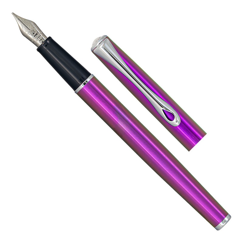 Diplomat Traveller Fountain Pen Funky Fuchia Medium