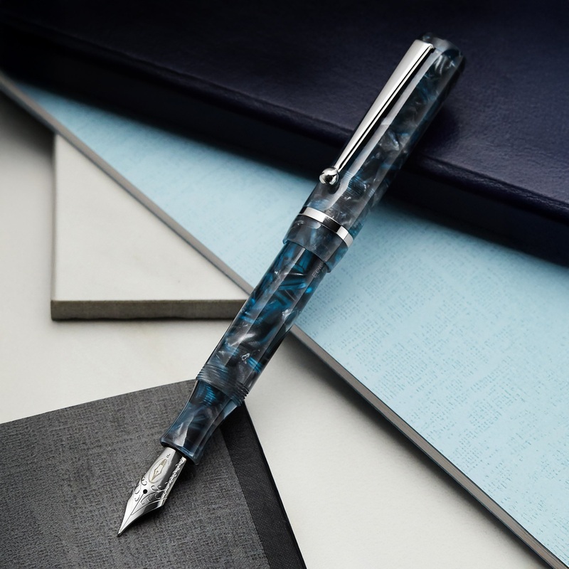 Edison Beaumont Fountain Pen – Moonbreaker Medium